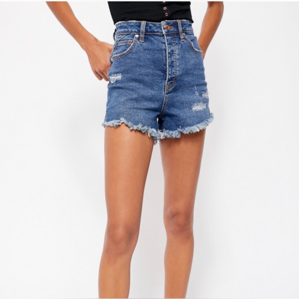 We The Free by Free People crvy Five Star Vintage High-Rise Shorts size 27